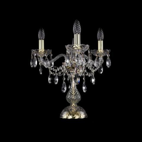 Bohemia Ivele Crystal Настольный светильник Bohemia 1415L/3/141-39 G