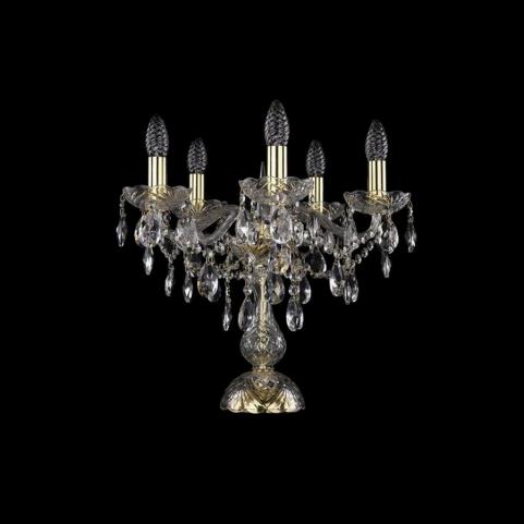 Bohemia Ivele Crystal Настольный светильник Bohemia 1415L/5/141-39 G