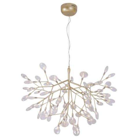 Подвесной светильник Crystal Lux EVITA SP63 GOLD/TRANSPARENT