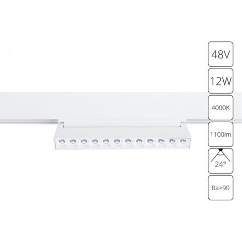 Магнитный трековый светильник Arte Lamp Linea 4000К A4668PL-1WH