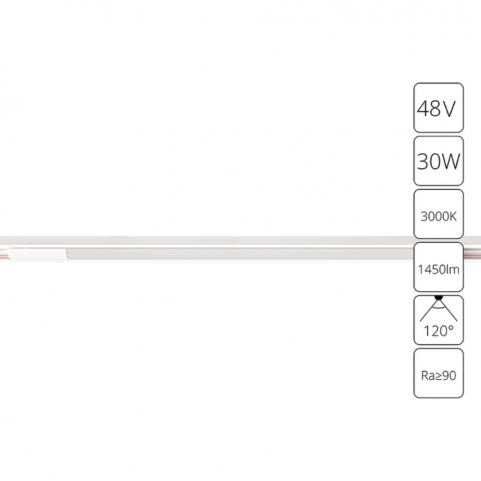 Магнитный трековый светильник Arte Lamp Optima 3000К A7285PL-1WH