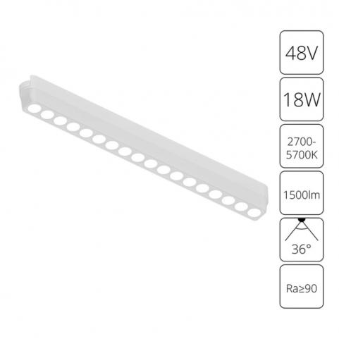 Магнитный трековый светильник Arte Lamp Rapid Smart 2700-6000К A2969PL-1WH