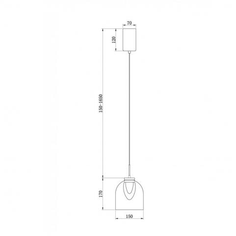Подвесной светильник Freya Fume FR5399PL-L4BS1