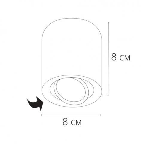 Накладной светильник Arte Lamp Beid   A1513PL-1WH