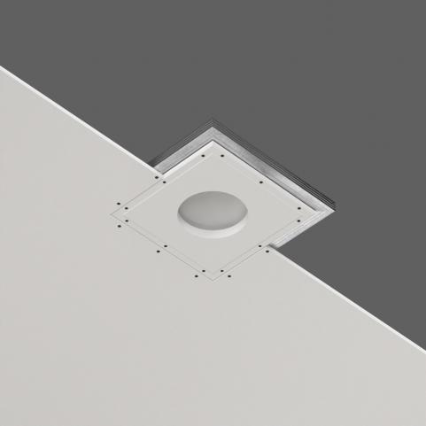 Купольный встраиваемый гипсовый светильник Stellanova Atlas 160  SN 430