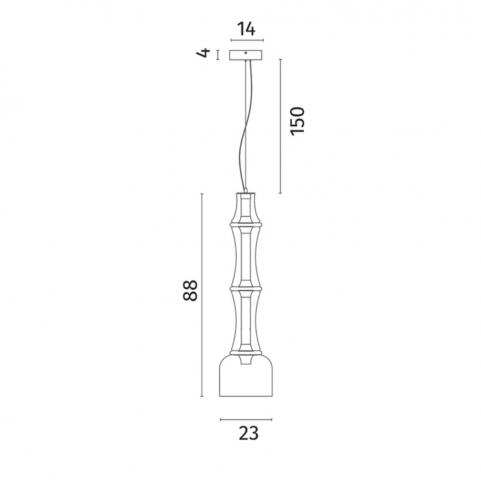 Светильник подвесной Divinare Volturn 1243/06 SP-30