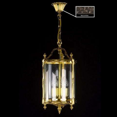 Подвесной светильник Art Glass LOLA BRASS ANTIQUE