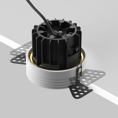 Точечный светильник Maytoni Technical Downlight 4000K Round DL058-12W4K-TRS-BS