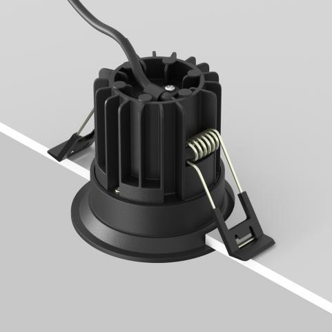 Точечный светильник Maytoni Technical Downlight 4000K Round DL058-7W4K-B