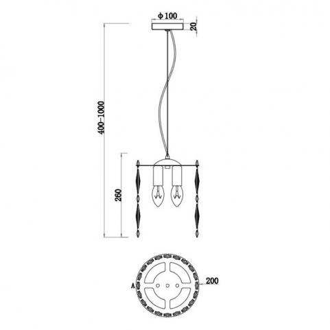 Подвесной светильник Stilfort Admire 2174/09/02P