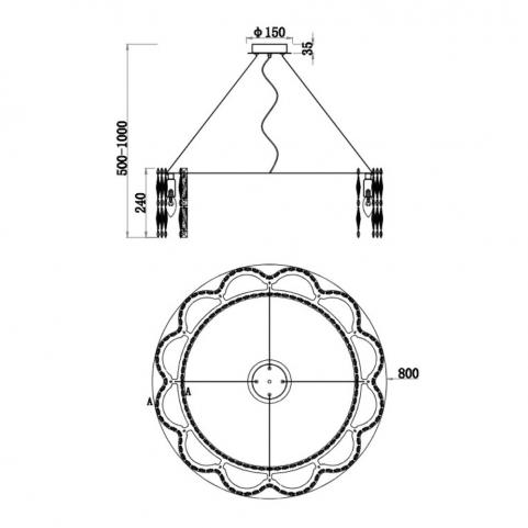 Подвесной светильник Stilfort Admire 2174/05/12P