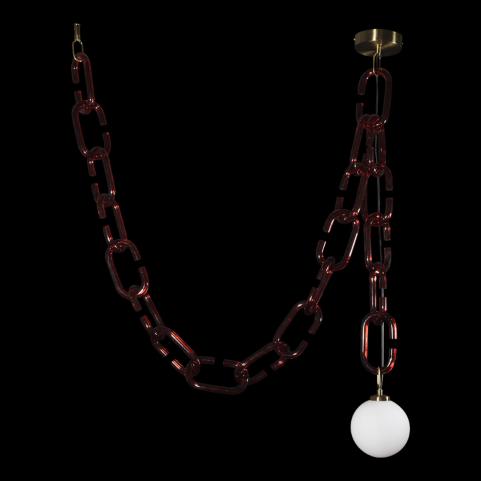 Подвесной светильник Loft IT Chain 10128C Red
