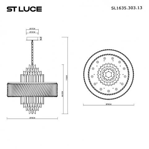 Подвесной светильник ST Luce Nari  SL1635.303.13