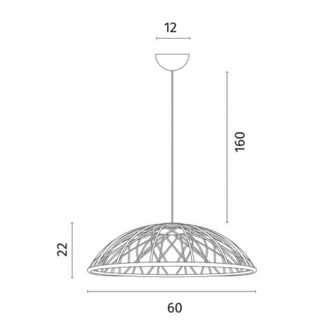 Светильник подвесной Divinare Cervantes 1868/06 SP-25