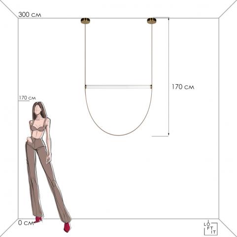 Подвесной светильник Loft IT Liana 10221/1700