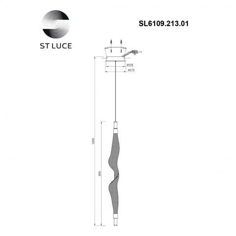 ST Luce Подвесной светильник ST-Luce Alba SL6109.213.01