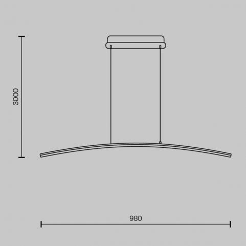 Подвесной светильник Maytoni Light Reflection MOD243PL-L18BK