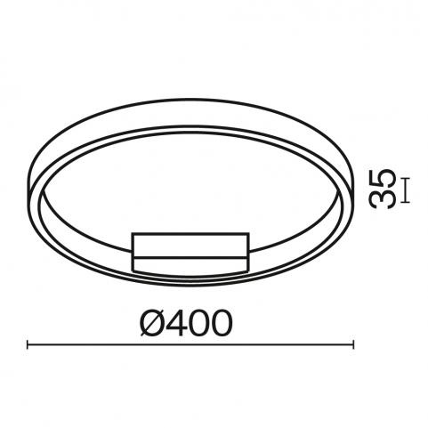 Потолочный светильник Maytoni Rim  MOD058CL-L25BSK