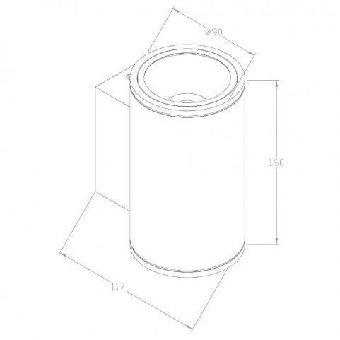 Настенный уличный светильник Maytoni Shim O303WL-L10W3K