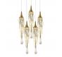 Подвесной светильник Delight Collection Goddess Tears P68009L-5/R gold