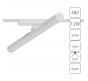Магнитный трековый светильник Arte Lamp Rapid 3000К A1165PL-1WH