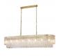 Подвесной светильник Newport Daisy 8370/140 C oval brass