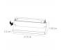 Магнитный трековый светильник Arte Lamp Linea 3000К A4679PL-1BK