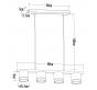 Светильник подвесной Arte Lamp Legacy A8024SP-4WH