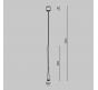 Трековый подвесной светильник Maytoni Technical Elasity 3000K Waist TR168-1-7W3K-M-BS