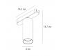 Магнитный трековый светильник Arte Lamp Rapid 3000К A1156PL-1BK