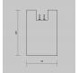 Уличный трековый светильник Maytoni Outdoor Alfa  O-TR01-2-S-16WB3K